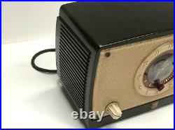 Vintage Philips Type 342A Valve Clock Radio For Parts or Repair 7169