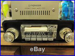 Vintage Pioneer Kpx-9000 Car Radio Stereo + Pioneer Amplifier Gm-40 Shaft Workis