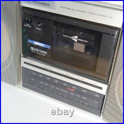 Vintage Pioneer SK-350 Portable Stereo Boombox For Parts / Repair / Restoration