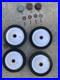 Vintage-Pull-Wagon-Parts-Radio-Rocket-Flyer-Wheels-with-Metal-Caps-01-tb