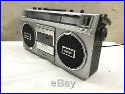 Vintage Quasar Boombox GX3603 Ghetto Blaster Radio Works FOR PARTS NOT WORKING