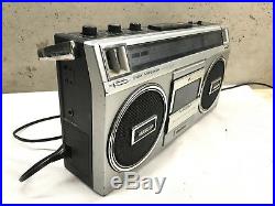 Vintage Quasar Boombox GX3603 Ghetto Blaster Radio Works FOR PARTS NOT WORKING