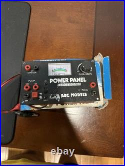 Vintage RC Model Airplane Nitro Parts Lot OS Max Engine ABC Panel Futaba Servo