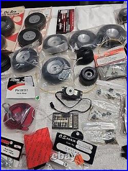 Vintage RC plane airplane Lot of Parts To Much To List. MOST ITEMS NEW