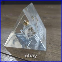 Vintage RCA Acrylic Early Mechanical Parts in Lucite Paperweight