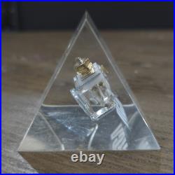 Vintage RCA Acrylic Early Mechanical Parts in Lucite Paperweight