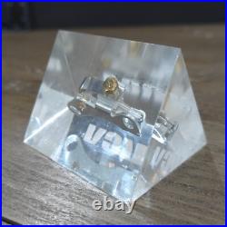 Vintage RCA Acrylic Early Mechanical Parts in Lucite Paperweight
