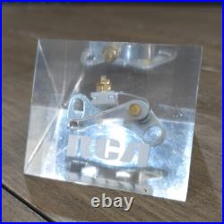 Vintage RCA Acrylic Early Mechanical Parts in Lucite Paperweight
