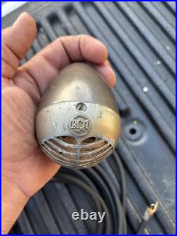 Vintage RCA Dynamic Microphone untested Parts Or Repair