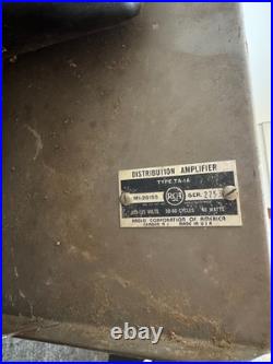 Vintage RCA MI-26155 10 Tube Distribution Amp As-Is for Parts/Repair