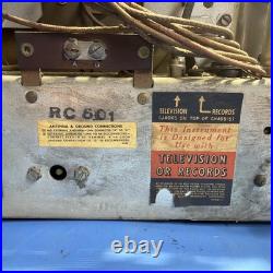 Vintage RCA RC 601 Tube Radio Chassis From K130 Console Untested