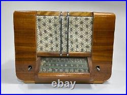 Vintage RCA Victor A-20 Globe Trotter Tube Radio Rare FOR PARTS/REPAIR