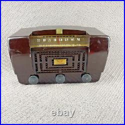 Vintage RCA Victor Bakelite Radio Model 66X11 For Parts Not Tested