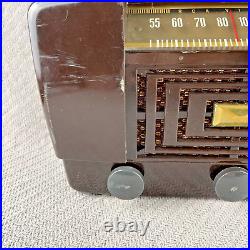 Vintage RCA Victor Bakelite Radio Model 66X11 For Parts Not Tested