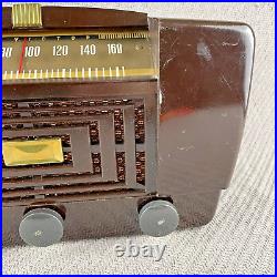 Vintage RCA Victor Bakelite Radio Model 66X11 For Parts Not Tested