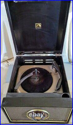 Vintage RCA Victor Victrola 3-Speed Phonograph & Radio Bakelite Parts Or Repair