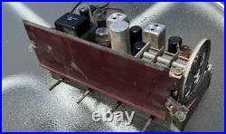 Vintage Radio Chassie And Bolts For Parts Only Condition Unknown