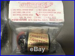 Vintage Radio Control Twister Motors and Random Parts Lot, Reedy Mr X Ultra