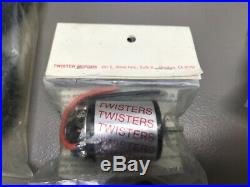 Vintage Radio Control Twister Motors and Random Parts Lot, Reedy Mr X Ultra