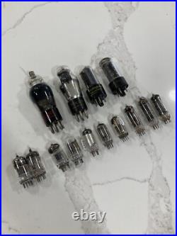 Vintage Radio Lamps Vacuum Tubes Glass Electronic Parts Lot Of 14