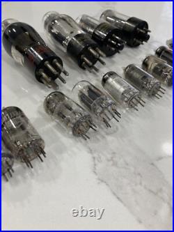 Vintage Radio Lamps Vacuum Tubes Glass Electronic Parts Lot Of 14