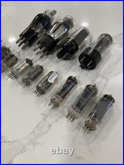 Vintage Radio Lamps Vacuum Tubes Glass Electronic Parts Lot Of 14