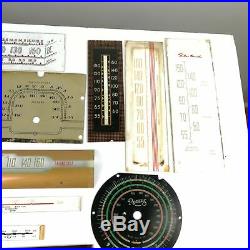 Vintage Radio Parts Dials Plates Lot 12 Rogers Fleetwood Standard BC Glass Metal