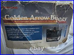 Vintage Radio Shack RC Golden Arrow Buggy with all parts in original box