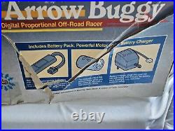 Vintage Radio Shack RC Golden Arrow Buggy with all parts in original box