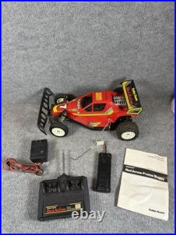 Vintage Radio Shack Red Arrow Frame Buggy 60-4077 RC Car with Box & Remote PARTS