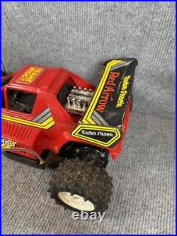Vintage Radio Shack Red Arrow Frame Buggy 60-4077 RC Car with Box & Remote PARTS