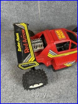 Vintage Radio Shack Red Arrow Frame Buggy 60-4077 RC Car with Box & Remote PARTS