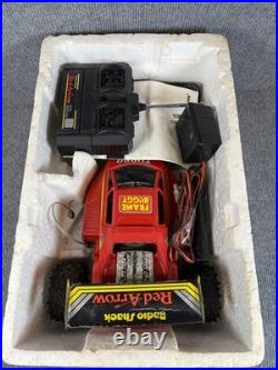 Vintage Radio Shack Red Arrow Frame Buggy 60-4077 RC Car with Box & Remote PARTS