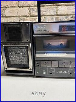 Vintage Rare 1985 Sony CFD-5 Boombox Radio CD Cassette PARTS Worlds First CD BB