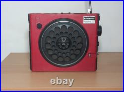 Vintage Rare 70s Panasonic Red RF-888C PSB/FM/AM Radio RF-888 Boombox For Parts