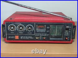 Vintage Rare 70s Panasonic Red RF-888C PSB/FM/AM Radio RF-888 Boombox For Parts