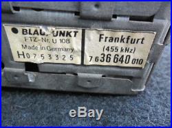 Vintage Rare Blaupunkt Frankfurt LMKUUU Car Radio