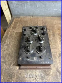 Vintage Rare Leeds & Northrup 723786 Electric Radio Tester Test Set Parts USA