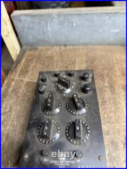 Vintage Rare Leeds & Northrup 723786 Electric Radio Tester Test Set Parts USA