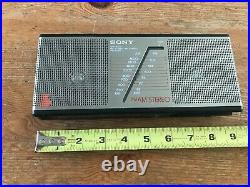 Vintage & Rare SONY SRF-A100 FM AM Stereo Transistor Radio For Parts or Repair