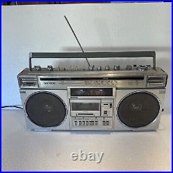 Vintage Rare Sanyo M-X720K Boom Box Radio Works Parts Only