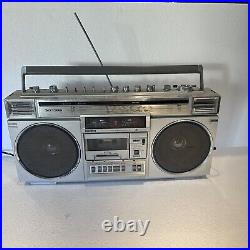 Vintage Rare Sanyo M-X720K Boom Box Radio Works Parts Only