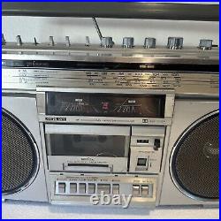 Vintage Rare Sanyo M-X720K Boom Box Radio Works Parts Only