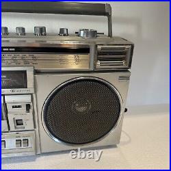 Vintage Rare Sanyo M-X720K Boom Box Radio Works Parts Only