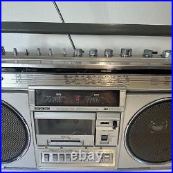 Vintage Rare Sanyo M-X720K Boom Box Radio Works Parts Only