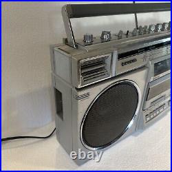 Vintage Rare Sanyo M-X720K Boom Box Radio Works Parts Only