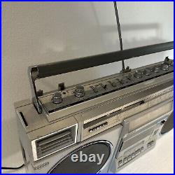 Vintage Rare Sanyo M-X720K Boom Box Radio Works Parts Only