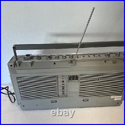 Vintage Rare Sanyo M-X720K Boom Box Radio Works Parts Only