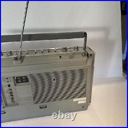 Vintage Rare Sanyo M-X720K Boom Box Radio Works Parts Only