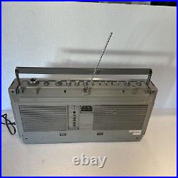 Vintage Rare Sanyo M-X720K Boom Box Radio Works Parts Only